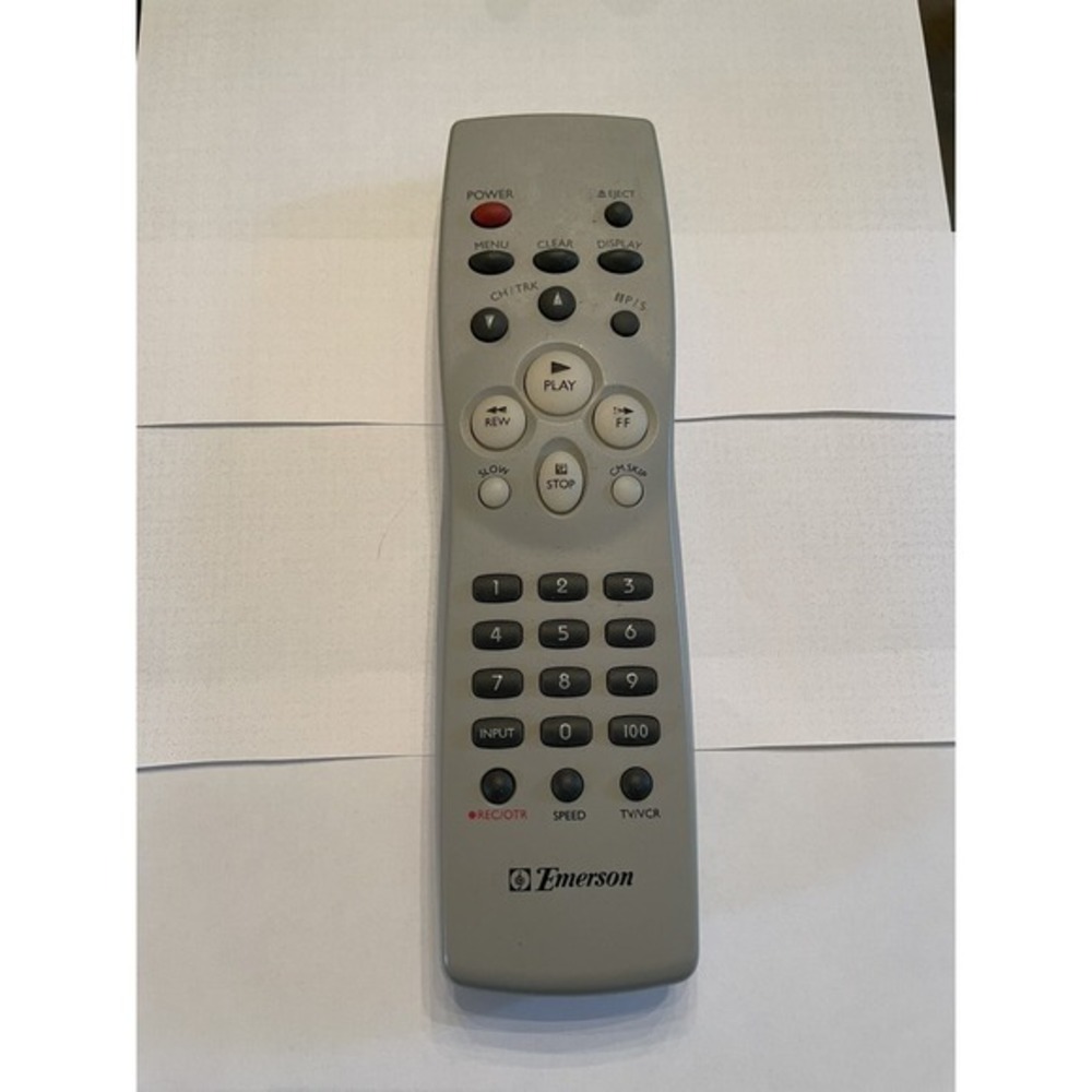 Emerson 97P04765 TV VCR‎ VHS Remote Control